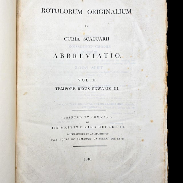 1810's 2 Vols Antique Reference Book Set For Sale - Image 9 of 12