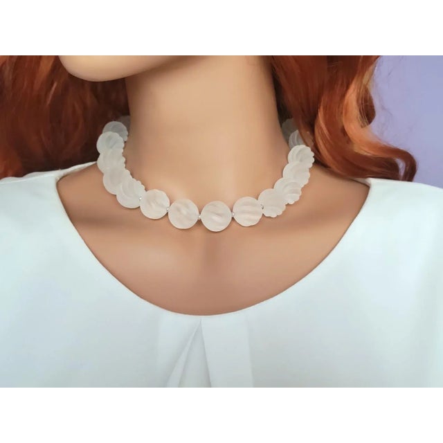 Rock Crystal Necklace For Sale - Image 4 of 9