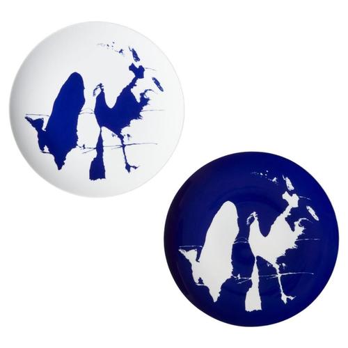 Flat Neige Plates by Charlotte Prerriand for Cassina, Set of 2 For Sale - Image 11 of 11