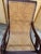 Vintage British Colonial Caned Plantation Chair For Sale - Image 9 of 11