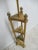 Metal Vintage French Regency Gold Gilt 3 Tier Shelf Floor Lamp For Sale - Image 7 of 12