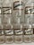 Antique Whitall Tatum Co. Reverse-Painted Gilded Label Apothecary Jars, Set of 16 For Sale - Image 4 of 8