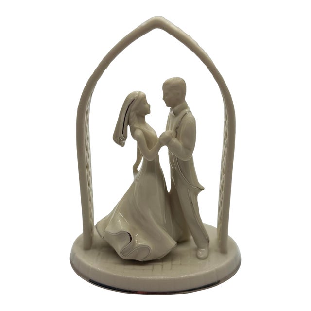 Lenox Wedding Promises Forever Yours Bride & Groom Cake Topper For Sale