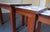 Wood Vintage Wood Cigognes Nesting Tables with Blue Ceramic Tiles, 1950s, Set of 3 For Sale - Image 7 of 14