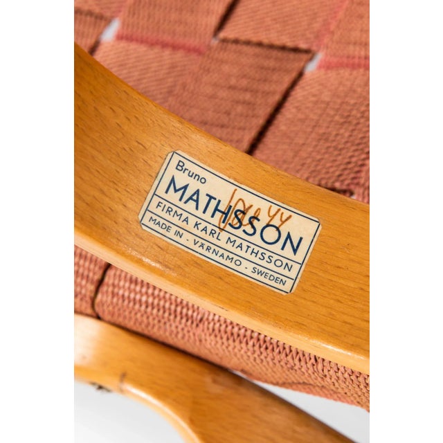 Pernilla Lounge Chair by Bruno Mathsson for Firma Karl Mathsson, 1944 For Sale - Image 6 of 12