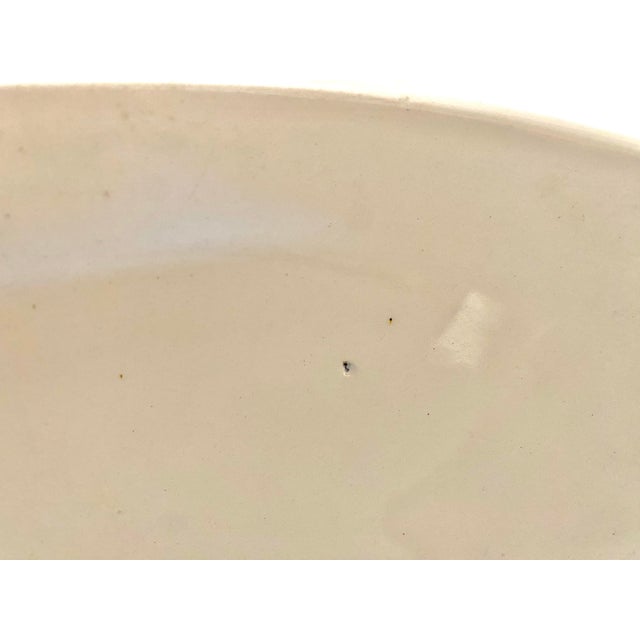 Antique James Edwards White Ironstone Serving Bowl For Sale - Image 9 of 9