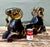 Vintage Egyptian Gilt Tipped Rams Head Sculpture For Sale - Image 9 of 12