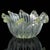 Beautiful and unusual, vintage Murano hand blown slight iridescent surface with gold flecks accents Italian art glass...