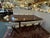 Contemporary Joseph Jeup Sculpted Trestle Dining Table + X Back Dining Side Chairs, Set For Sale - Image 3 of 11