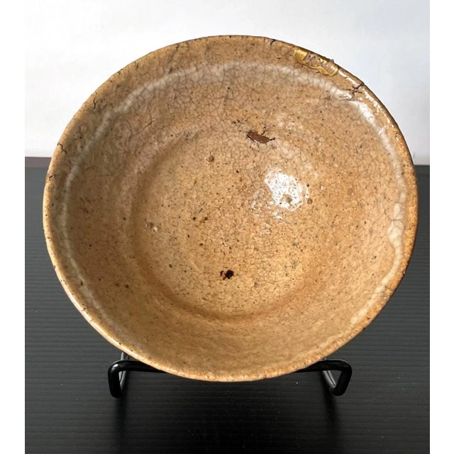 Korean Ceramic Ido Tea Bowl Chawan Joseon Dynasty For Sale - Image 10 of 12