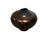 Royal Haeger Vintage Haeger Pottery Volcanic Metallic Black Drip Glaze Matte Finish Vase Vessel Raku Collection 162 For Sale - Image 4 of 13