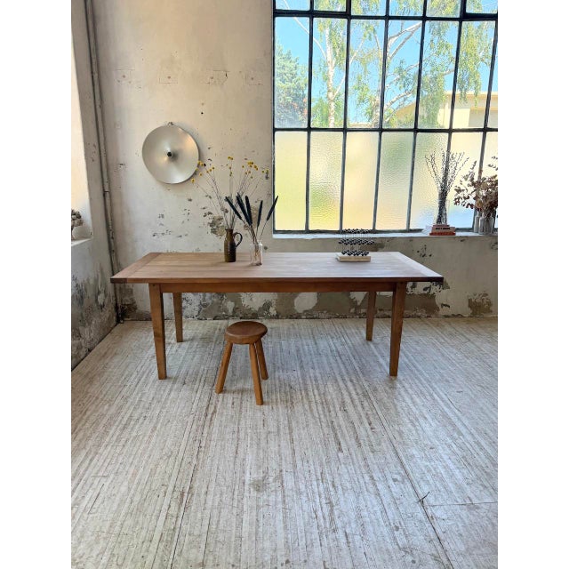 1950s Pine and Oak Farmhouse Table, 1950s For Sale - Image 5 of 18