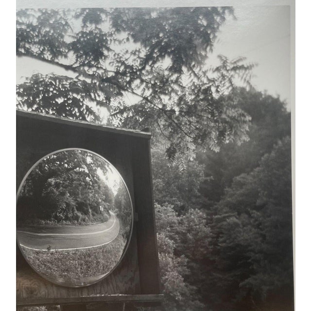 Vintage Donna Ruskin 'coming Around' Convex Mirror Curve in the Road Photograph For Sale - Image 10 of 11