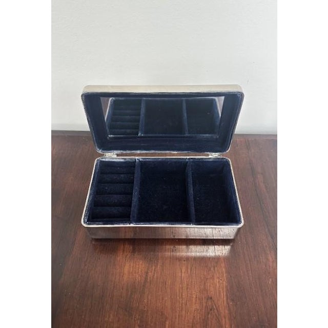 Vintage Silver Plated Jewelry Box