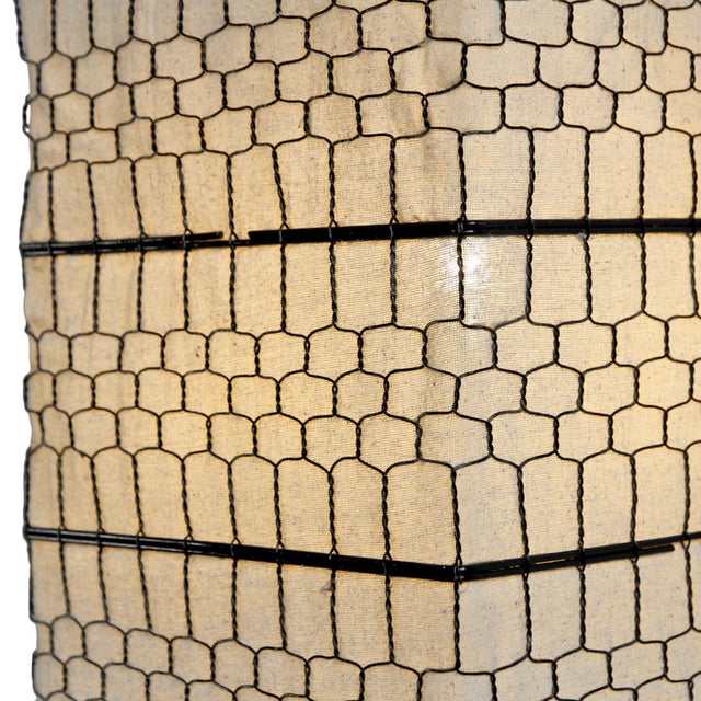 Nautical Vintage Square Wire Pendant Lantern Medium For Sale - Image 3 of 7