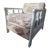White Wicker and Rattan Henry Link Style Club Chair For Sale