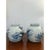 Coastal Pair of Mid 20th Century Blue and White Ginger Jars With Coastal Depictions of Cranes, Water and Shore Grass For Sale - Image 3 of 6