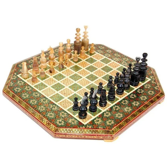 Mosaic Octagonal Chess Game For Sale - Image 13 of 13