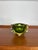 Glass Vintage Mandruzzato Murano Green & Amber Sommerso Faceted Glass Ashtray For Sale - Image 7 of 10