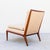 Restored 1950s Attributed to t.h. Robsjohn-Gibbings for Widdicomb Walnut Slipper Chair For Sale - Image 13 of 15
