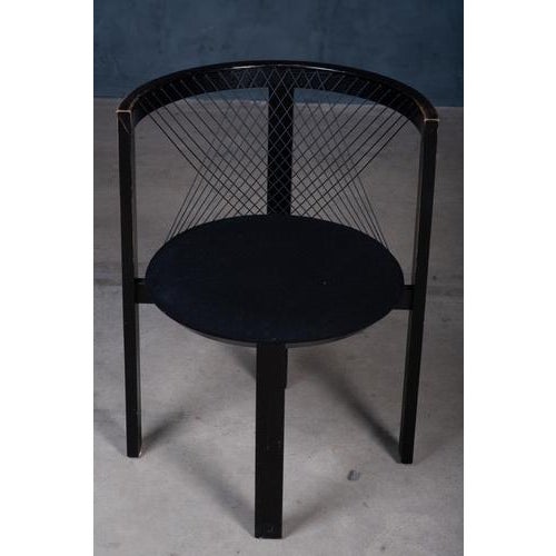 String Chair by Niels Jørgen Haugesen for Tranekær Furniture, Denmark, 1980s, Set of 6 For Sale - Image 12 of 16