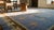 1930s Blue Gray Diamond Antique Indian Cotton Dhurrie Carpet Flatweave Large Rug For Sale - Image 16 of 17