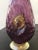 Neoclassical 1950s Purple Murano Vase with Lions Head For Sale - Image 3 of 13