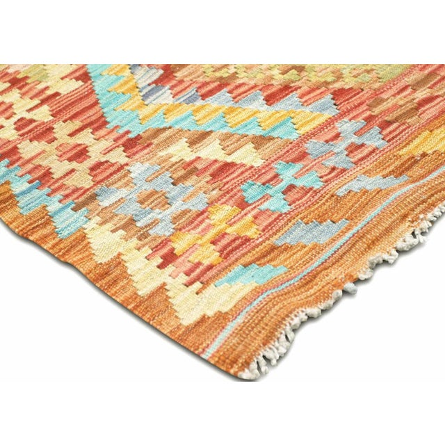 Contemporary Contemporary Afghan Kilim Runner For Sale - Image 3 of 6