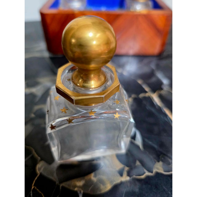 Set of 4, Antique French Napoleon III Era Scent Caddy / Perfume Box For Sale - Image 9 of 11