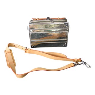 Small Louis Vuitton Silver Mirror Bag by Virgil Abloh, Limited Edition from 2021 For Sale