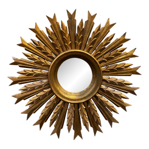 Vintage French Sunburst Mirror