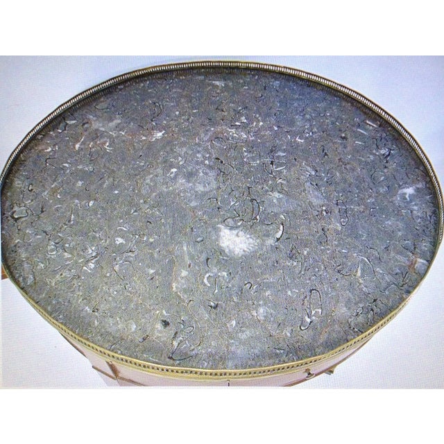 French Large Round French Gueridon Table For Sale - Image 3 of 4