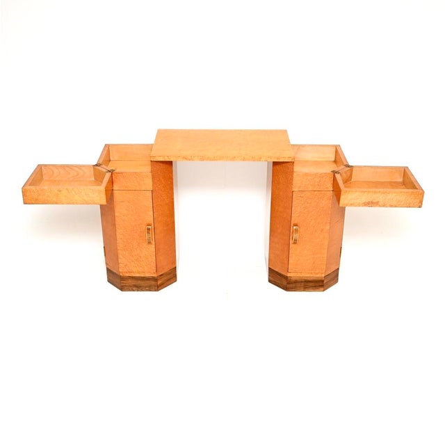 Art Deco Birdseye Maple Dressing Table, 1930 For Sale - Image 11 of 11