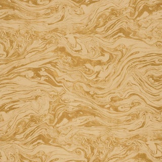 Sample - Schumacher Romeo Wallpaper in Topaz For Sale