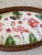 Mid 20th Century Vintage Coastal Rattan Flamingo Tray With Custom Decoupage Appliqué For Sale - Image 5 of 11