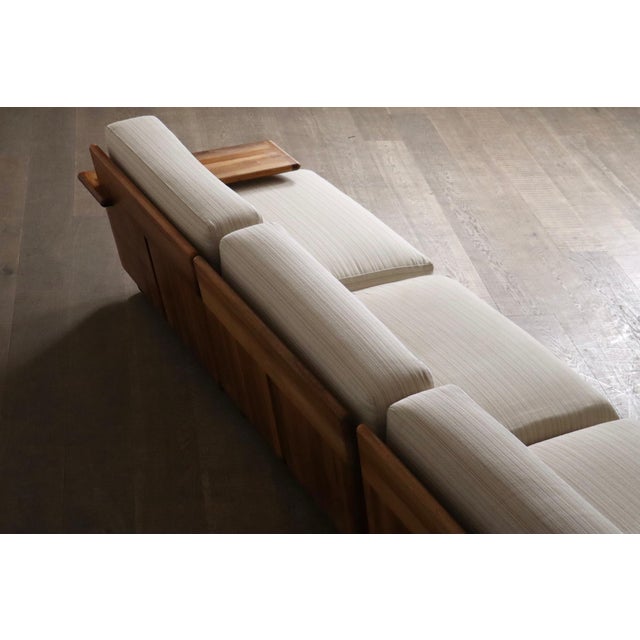 Wood Pianura Seating Group by Mario Bellini for Cassina, 1971, Set of 8 For Sale - Image 7 of 14