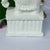 1999 White Lacquered Elephant Table Lamp With Green Laquered Shade - Newly Painted For Sale In Mobile - Image 6 of 12