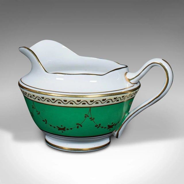 Ceramic 1930s Vintage English Ceramic 10 Person Tea Set For Sale - Image 7 of 11