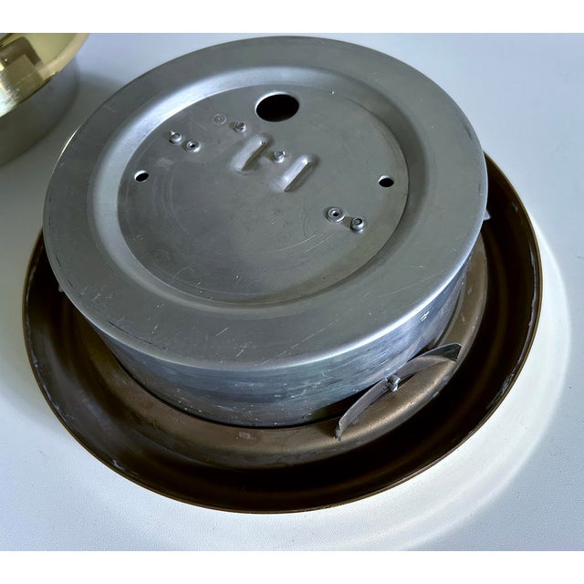 Vintage Brass and Glass Sconce from Limburg For Sale - Image 10 of 12