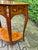 Bronze 1970 French Artisan Louis XVI Mahogany Bronze Side Table-1 Pc For Sale - Image 8 of 10