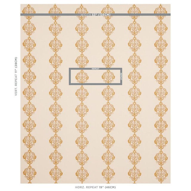 Based on an antique embroidery detail, Constantine is a wonderfully evocative take on a stripe. Printed on a deliciously...