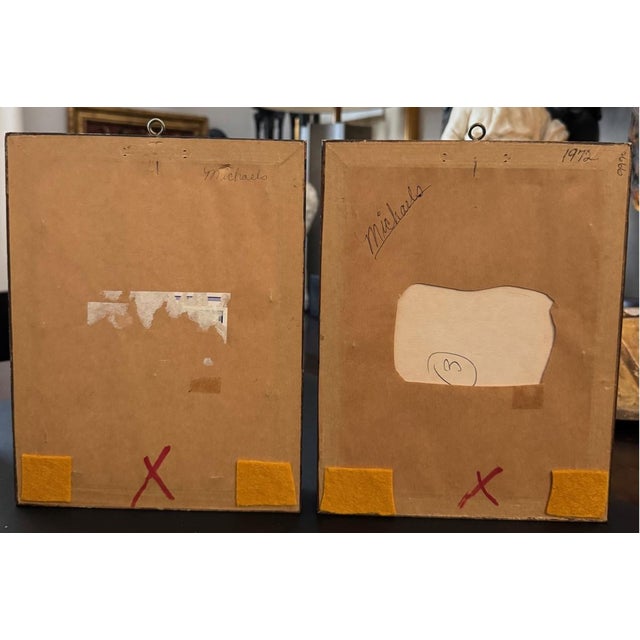 Pair of Classical Sculpture Study Prints in Gilt Frames – Grand Tour Style, 7” X 9” For Sale In Los Angeles - Image 6 of 6