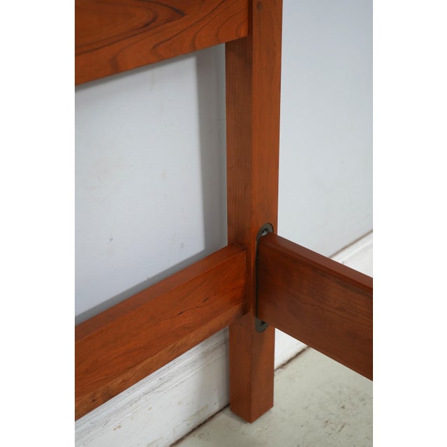 Stickley Queen Size Cherry Mission Bed For Sale - Image 13 of 17