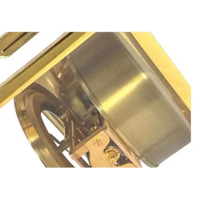 Brass Swiss Jaeger-Lecoultre Atmos Mantle Clock For Sale - Image 8 of 10