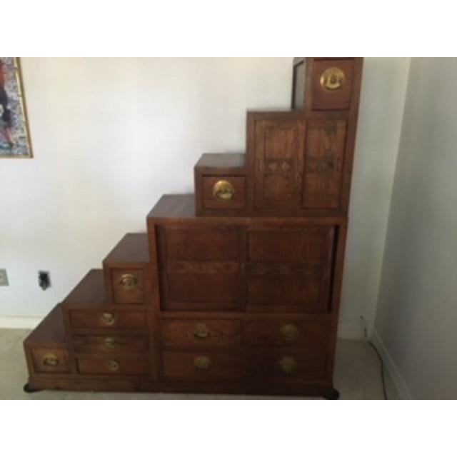 Korean Tansu Step Chest Chairish