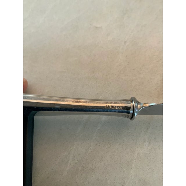 Vintage Mappin & Webb Sterling Silver Knives With Finger Point Stainless Blade - Set of 6 For Sale In Los Angeles - Image 6 of 8