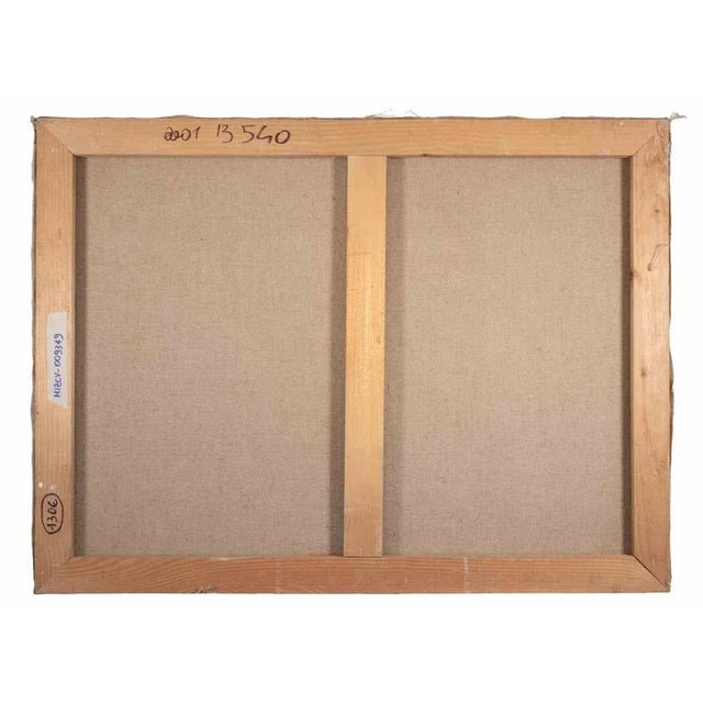 1970s Franco Marzilli, Ballerina, Oil Painting, 1970s For Sale - Image 5 of 6