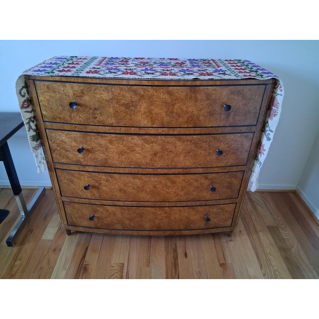 Late 20th Century Henredon ReVision Karelian Birch Chest For Sale In Washington DC - Image 6 of 8