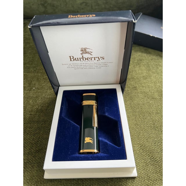 Vintage Burberry Cufflinks, 4 Piece Set in Original Case, "Circa 1990s" For Sale - Image 17 of 18