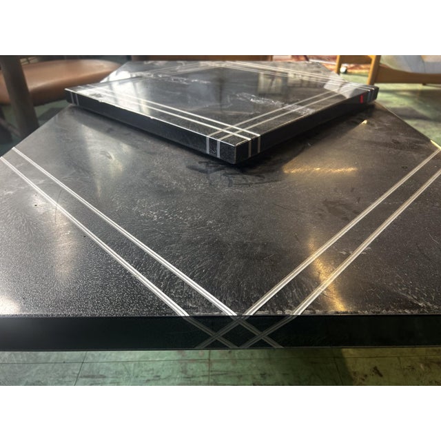 Black Lacquered Bar Coffee Table by Guy Lefèvre, 1970s For Sale - Image 8 of 10